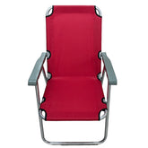 Oxford Kumaş Metal 59x52x84 Cm Sandalye Kırmızı